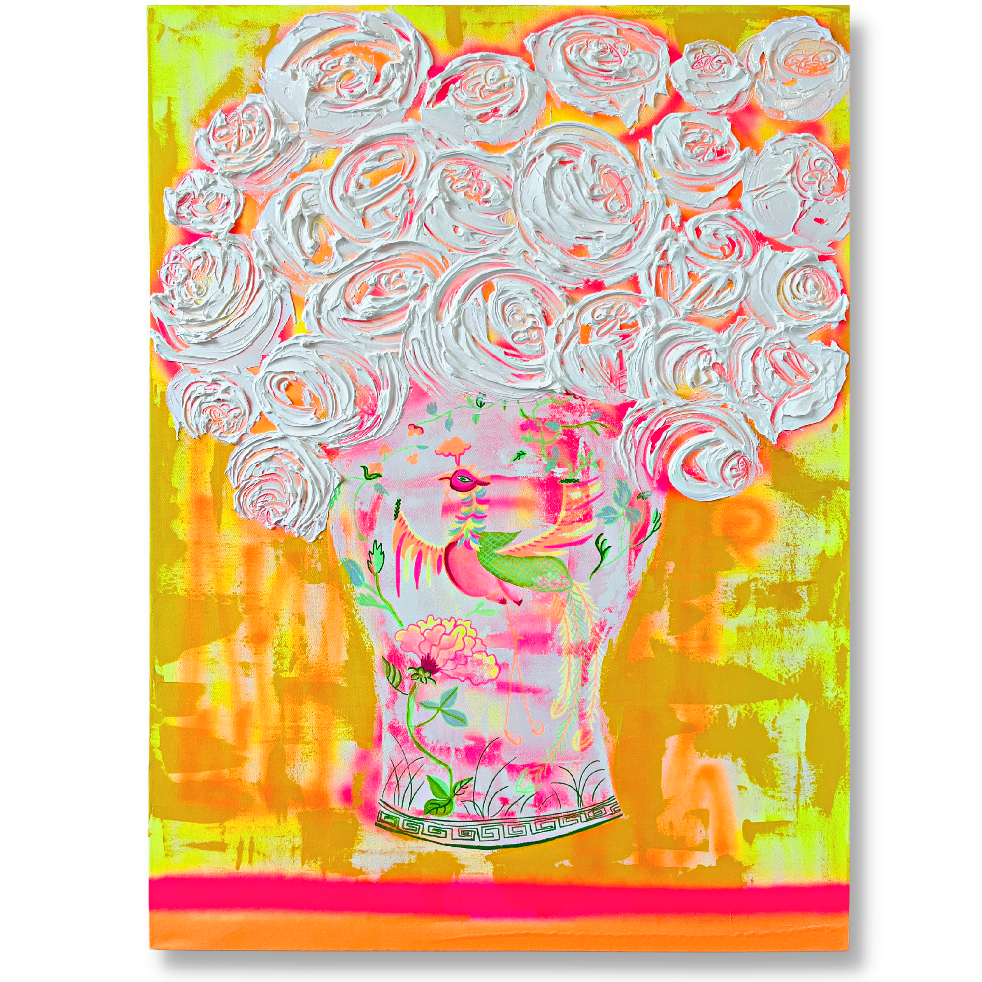 Chinoiserie Phoenix with Roses | Life Series