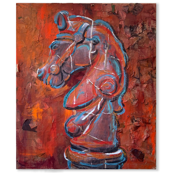 Decatur Horse Post Painting