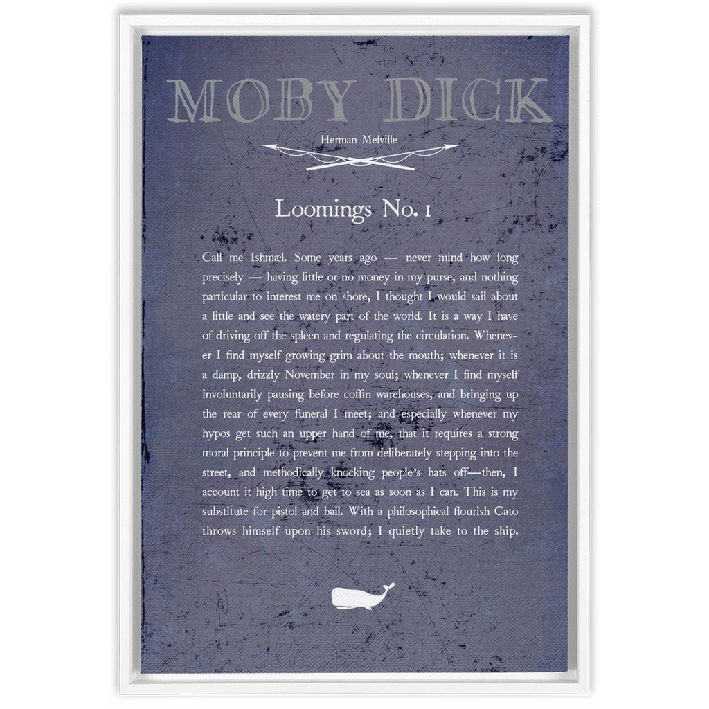 Blue Background with White Frame