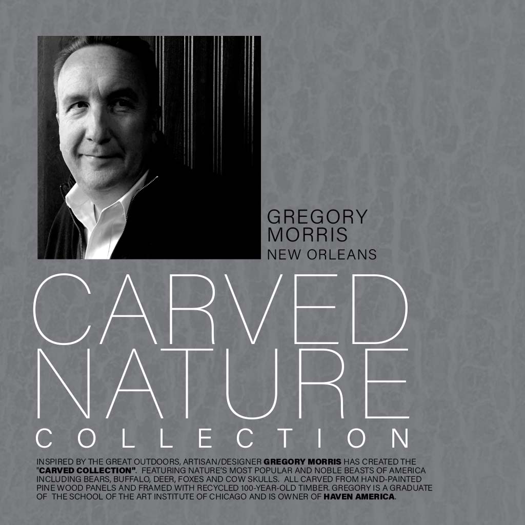 Carved Buffalo Framed Wall Art