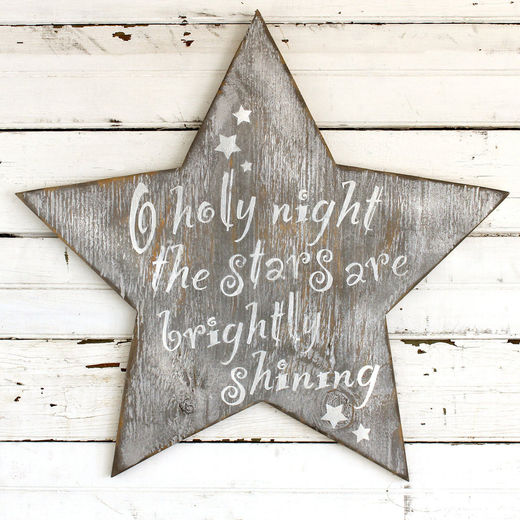 Holy Night Star Wooden Wall Art - Haven America