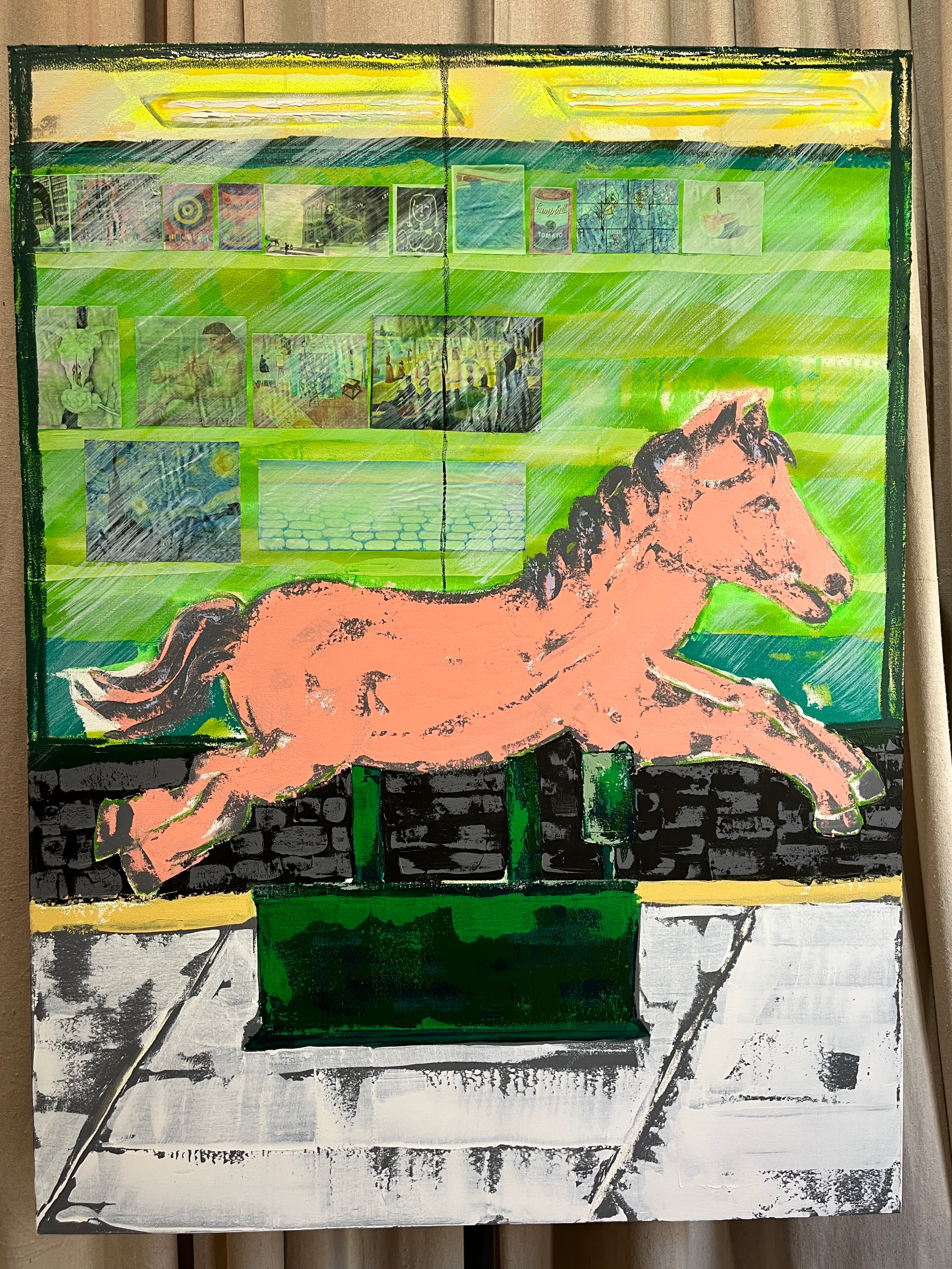 Art Pony Painting is contemporary fine art by Susan Havens-Morris