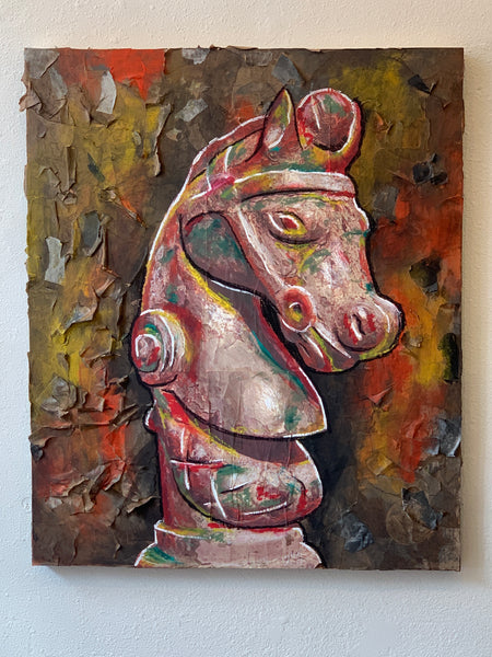 Frenchman Street Horse Paintng