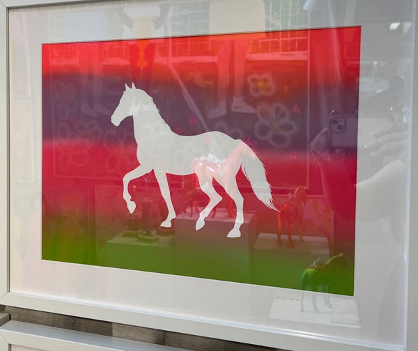 Walking Horse Morden Art Print, part of limited edition series