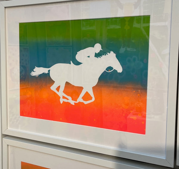 Mordern Horse Artist Print limited edition.