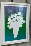 Bouquet of Flowers in purple, green, and blue