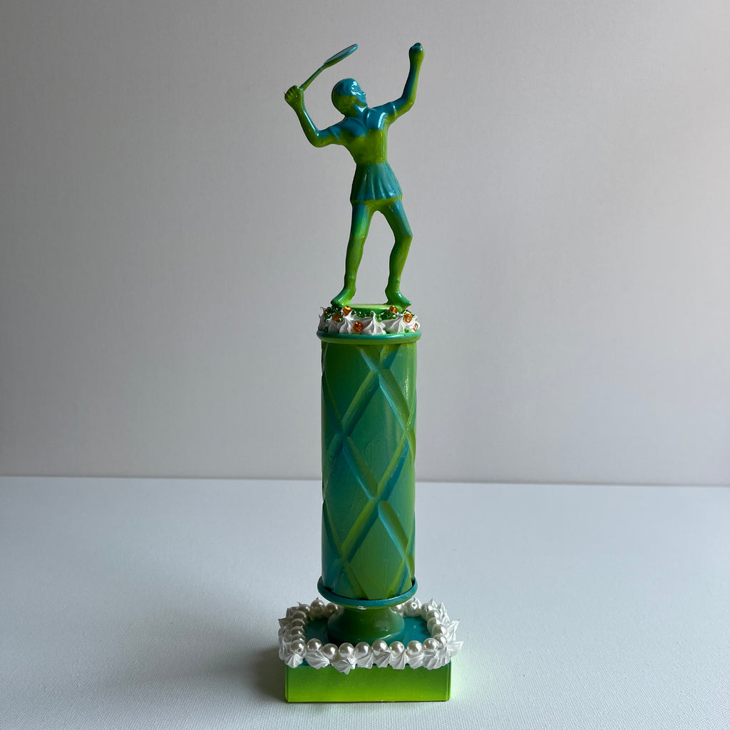 Tennis Trophy Sculpture Blue | Life Series