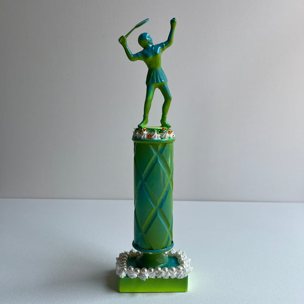 Tennis Trophy Sculpture Blue | Life Series