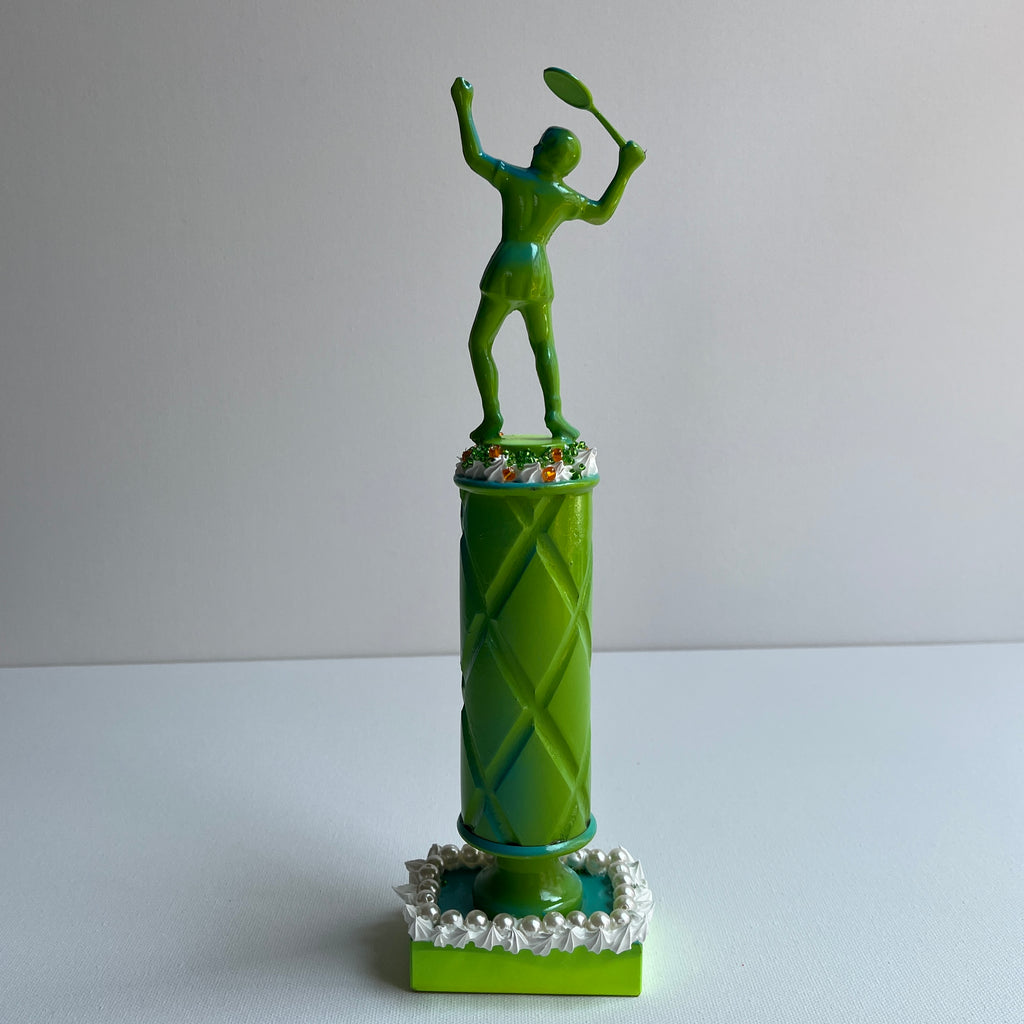 Tennis Trophy Sculpture Blue | Life Series