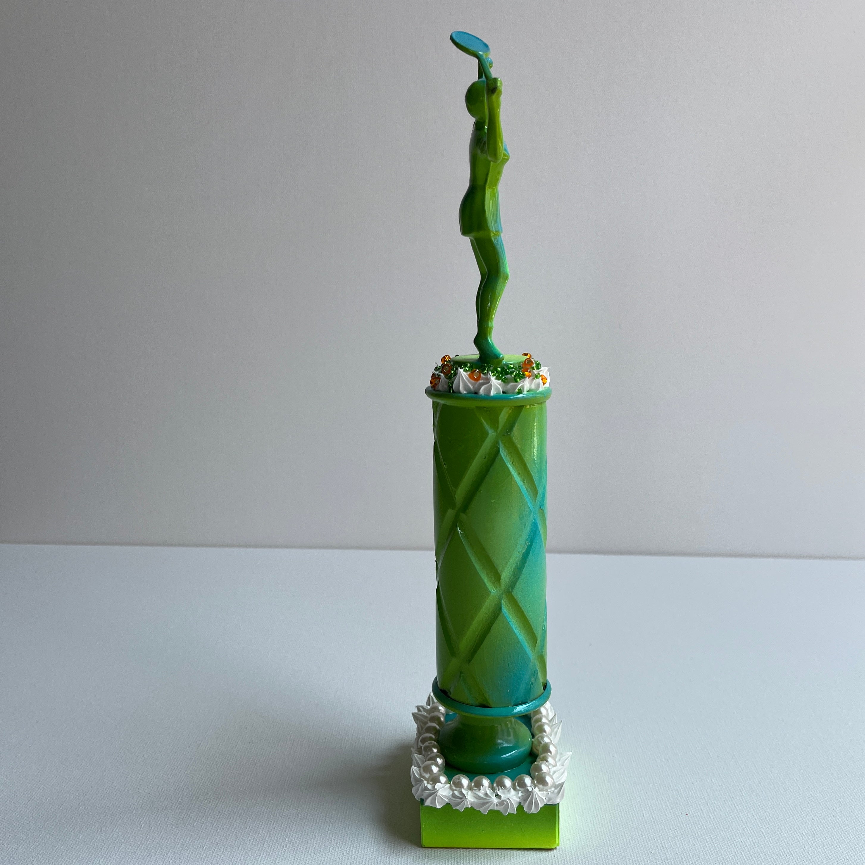 Tennis Trophy Sculpture Blue | Life Series