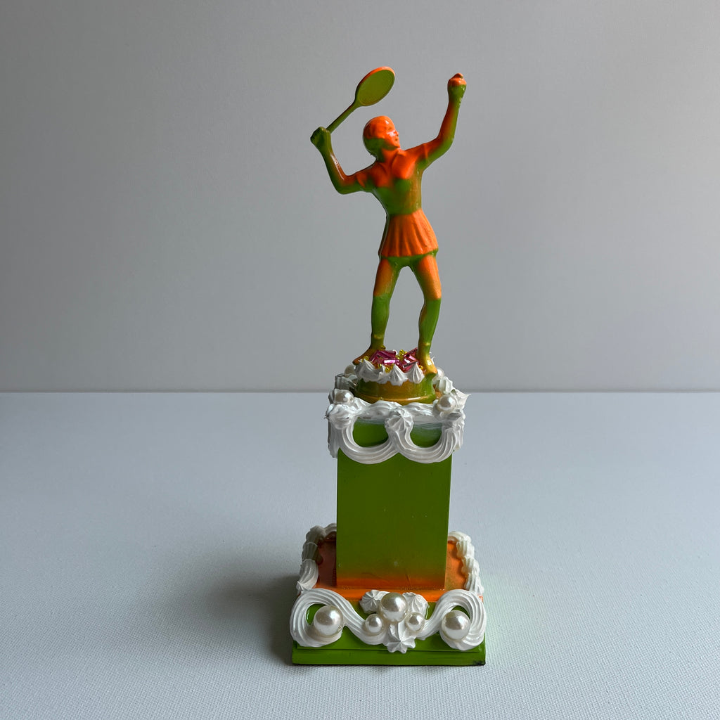 Tennis Trophy Sculpture Orange| Life Series