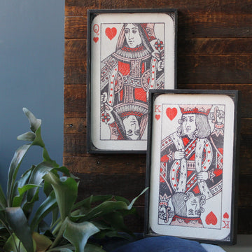 King and Queen of Hearts Art Print Set - Haven America