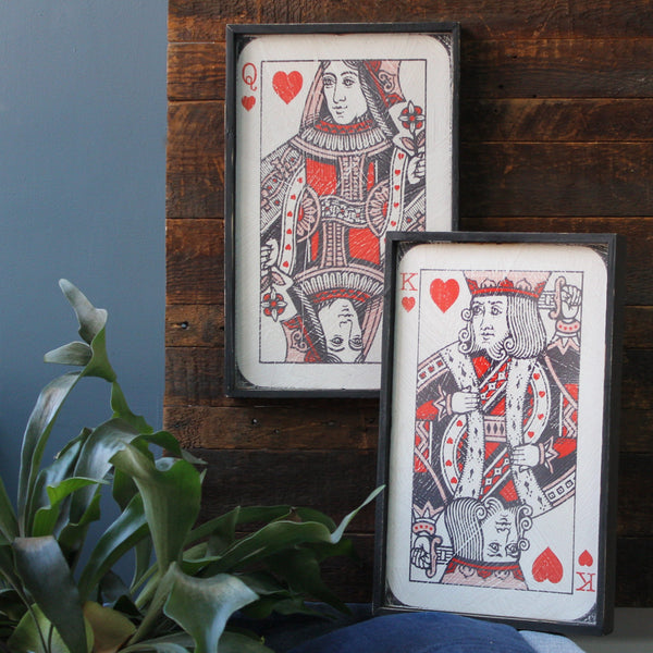 King and Queen of Hearts Art Print Set - Haven America