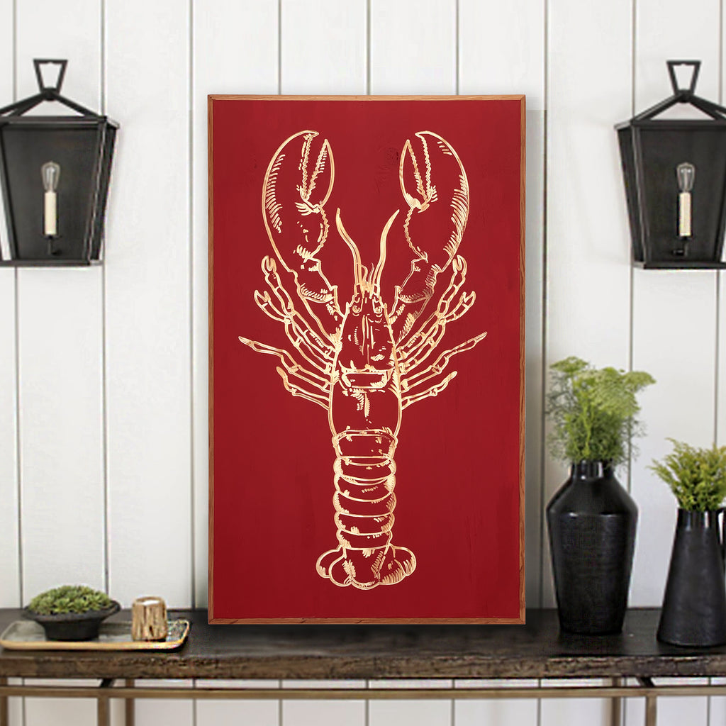 Carved Lobster Wall Art - Haven America