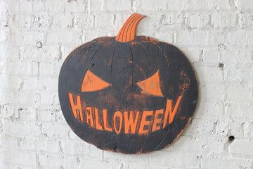 Mean Pumpkin Halloween Decor