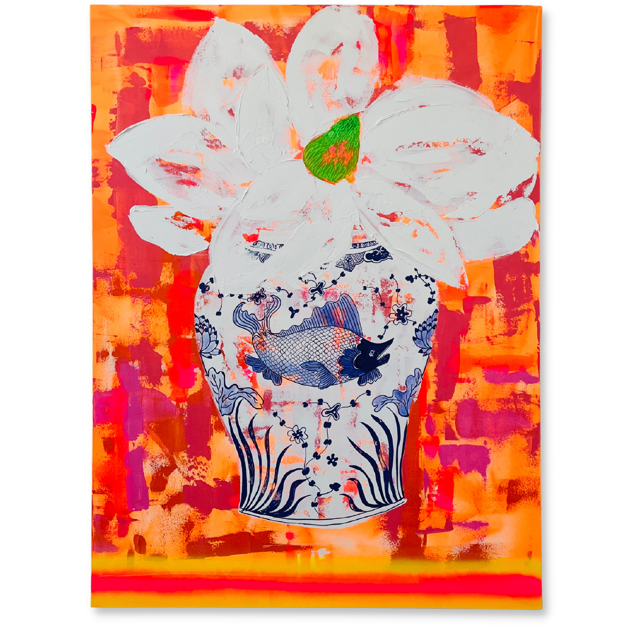 Ming Fish with Magnolia | Life Series