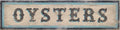 Oysters Long Sign Vintage Style - Haven America