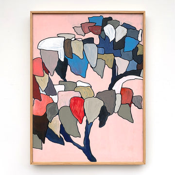 Painted Tree Wall Art Framed - Haven America