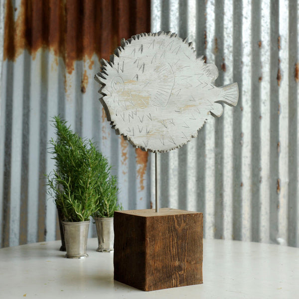 Puffer Fish Art Block - Haven America