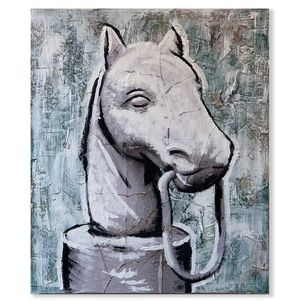 Royal St Horse Post Painting