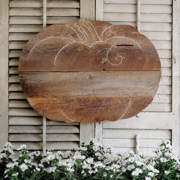 Rustic Wooden Pumpkin - Haven America