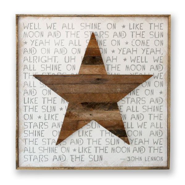 We All Shine On Art Print Framed - Haven America