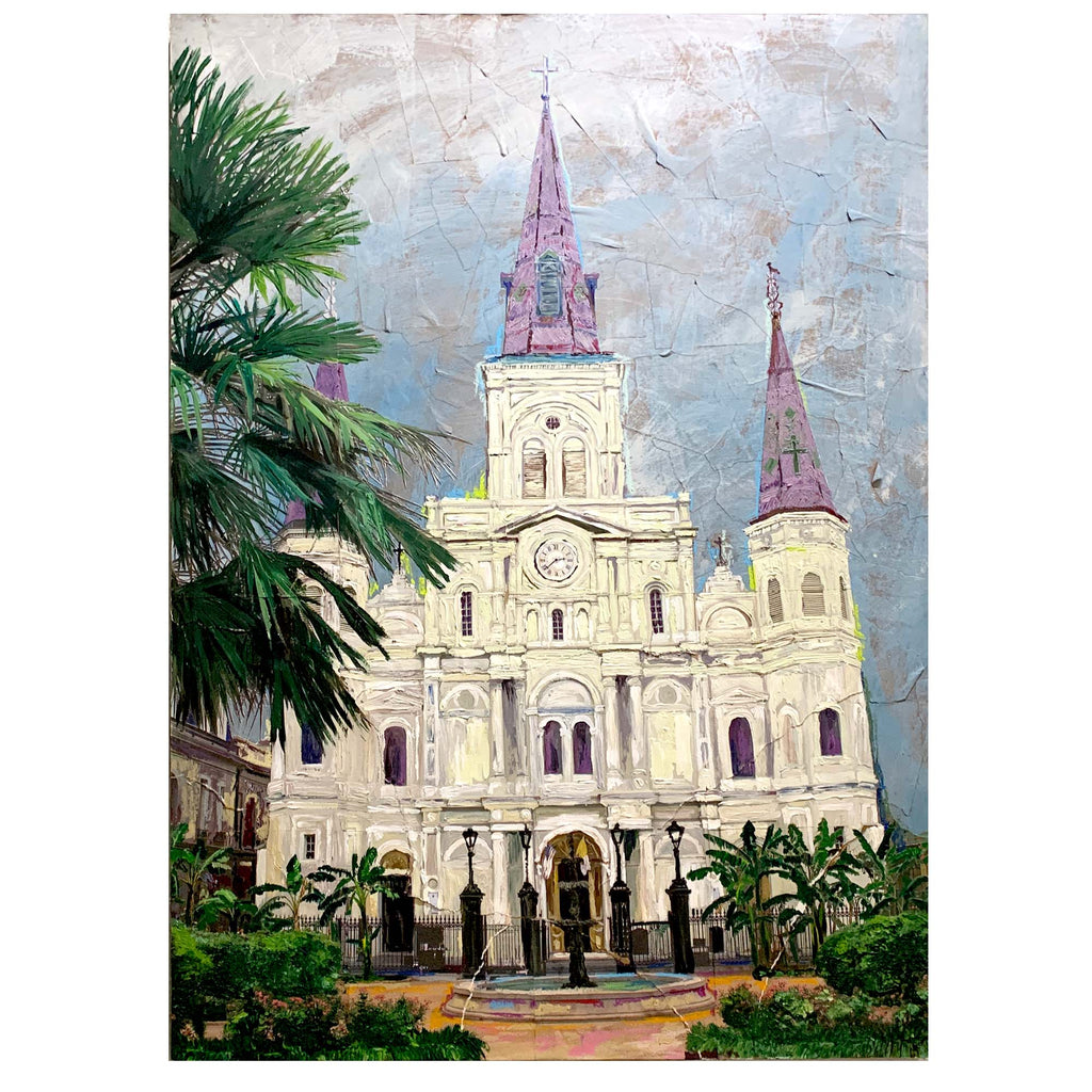 St Louis Cathedral New Orleans Painting - Haven America