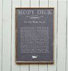 The Try Works No. 96 Moby Dick Book Plate Framed - Haven America