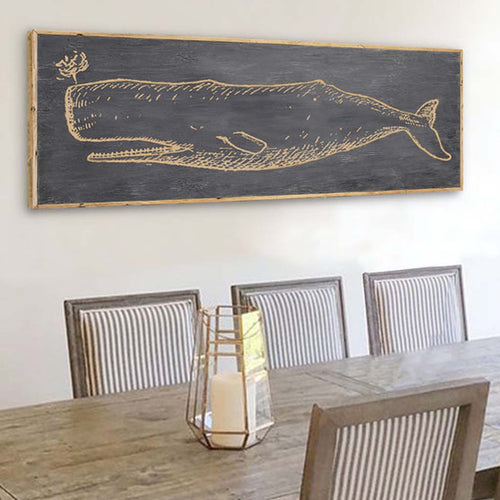 Carved Whale Wall Art - Haven America