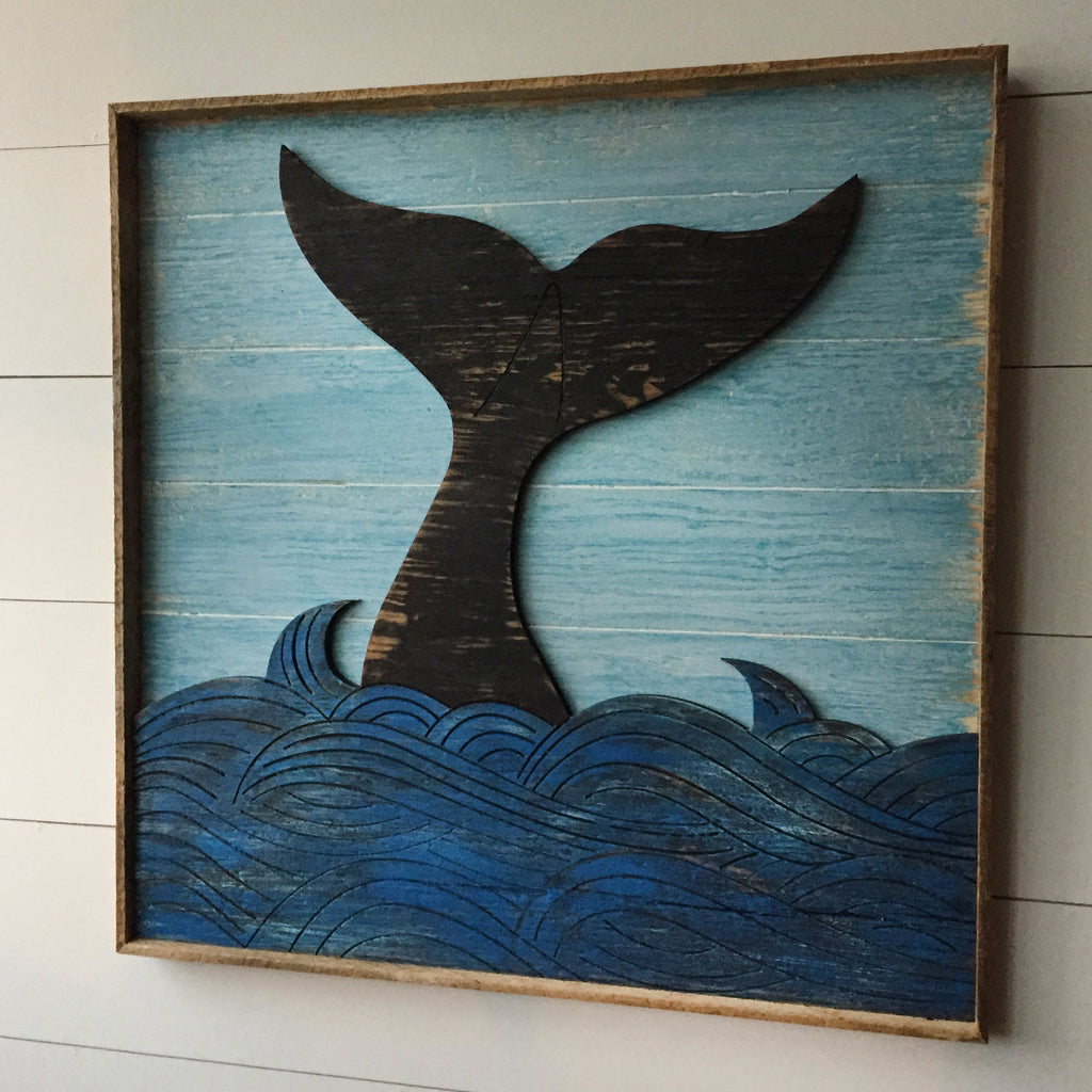 Whale Tail Framed - Haven America