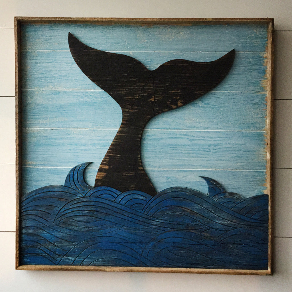 Whale Tail Framed - Haven America