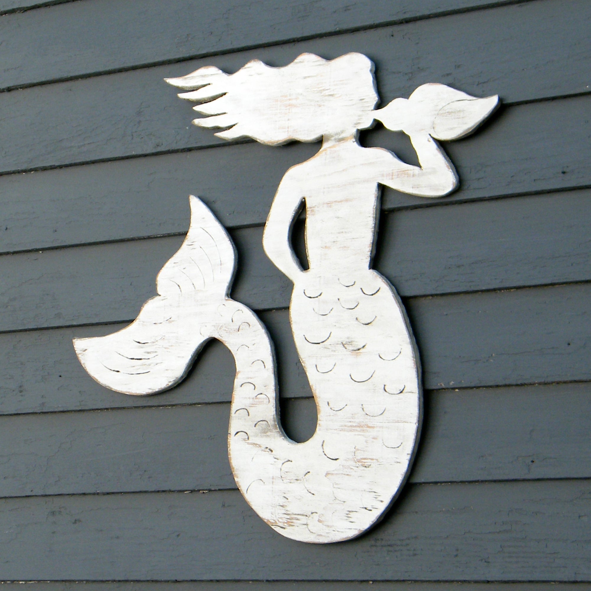 Mermaid Sitting Wall Art - Haven America