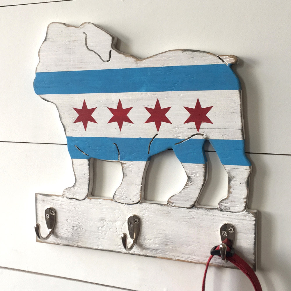 Chicago English Bulldog Leash Hook - Haven America