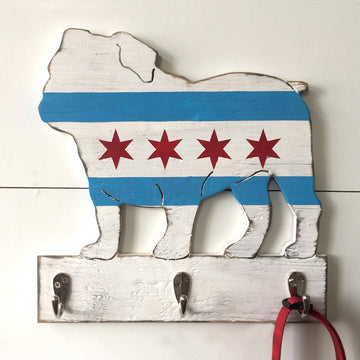 Chicago English Bulldog Leash Hook - Haven America
