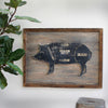 Butcher Pig Framed Wall Art - Haven America