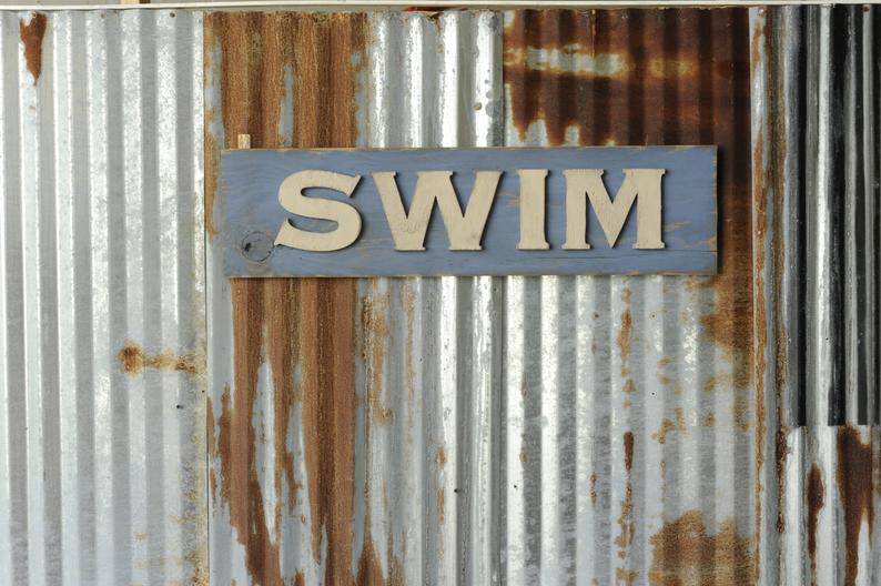 SWIM Train Depot Sign - Haven America