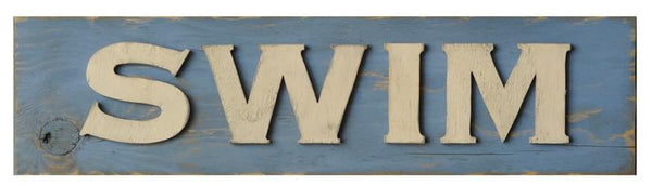 SWIM Train Depot Sign