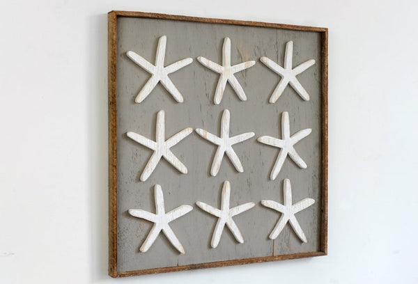 Finger Starfish Wall Art Framed - Haven America