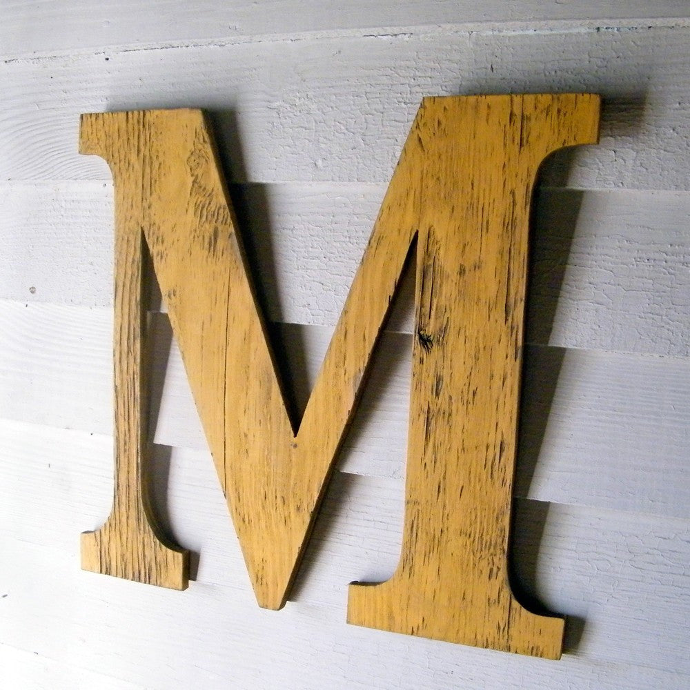Letter M Large 18" - Haven America