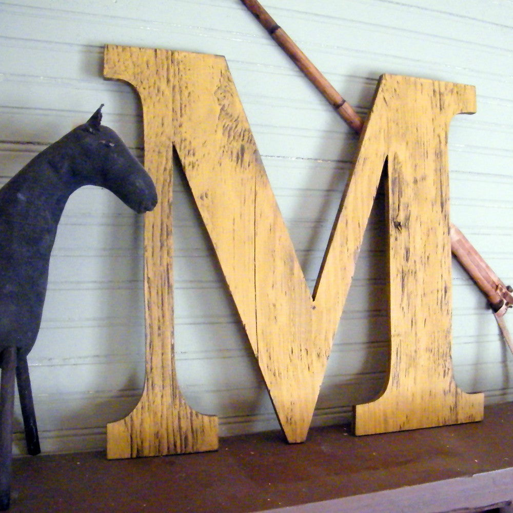Letter M Large 18" - Haven America