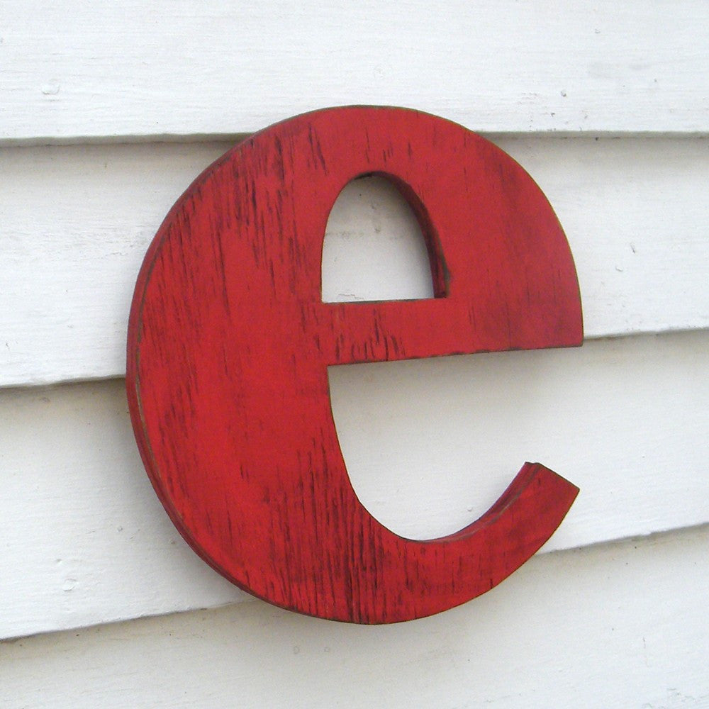 Lowercase Letter Small Distressed vintage style - Haven America
