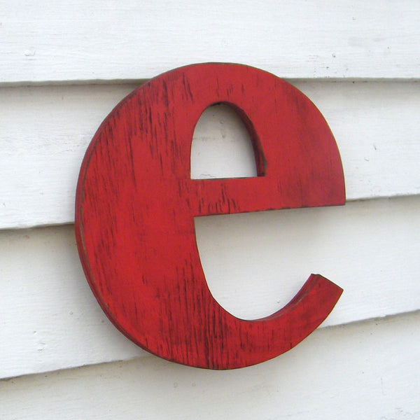 Lowercase Letter Small Distressed vintage style - Haven America