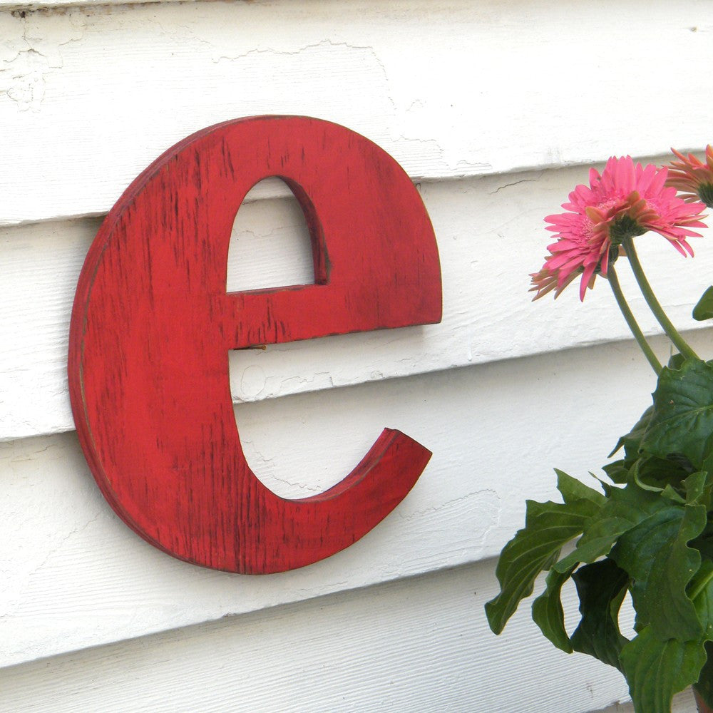 Lowercase Letter Small Distressed vintage style - Haven America