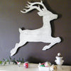 White Flying Reindeer Shown a indoor wall decor by Haven America