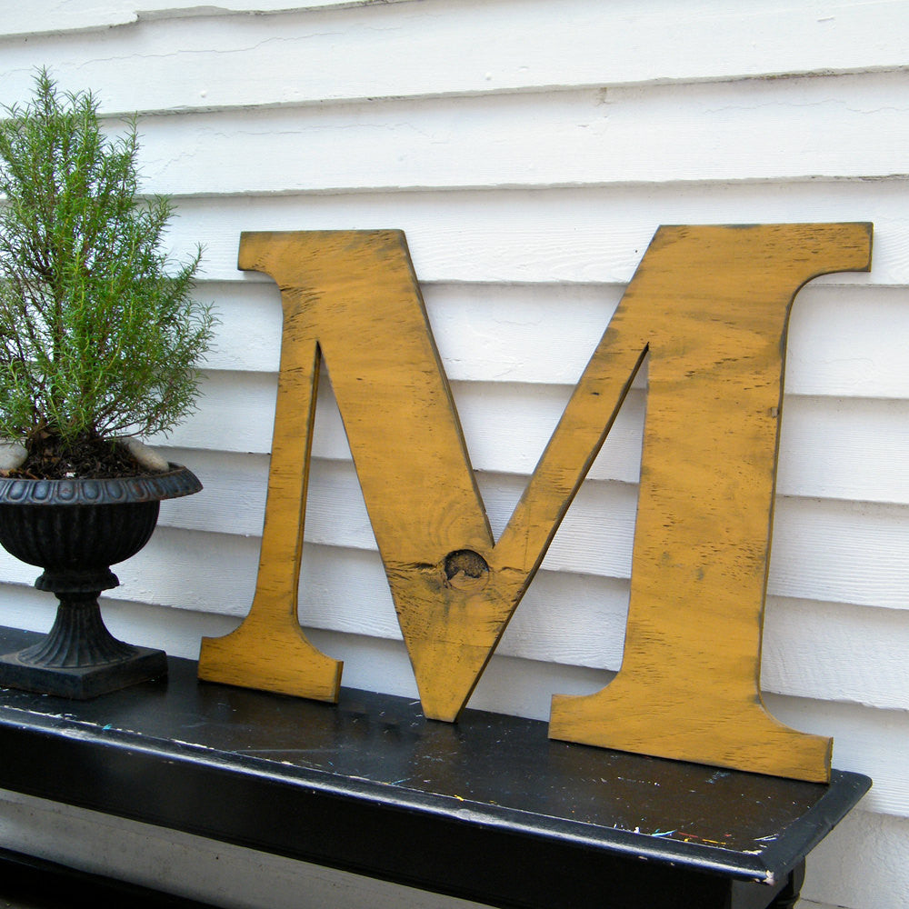 Decorative Letters for Wall Decor, Large Wall Letters, Wooden
