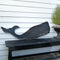 Black Whale Wooden Whale Wall Art - Haven America