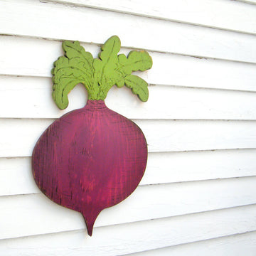 Beet Wooden Vegetable Sign - Haven America