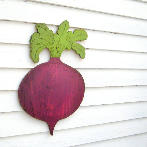 Beet Wooden Vegetable Sign - Haven America
