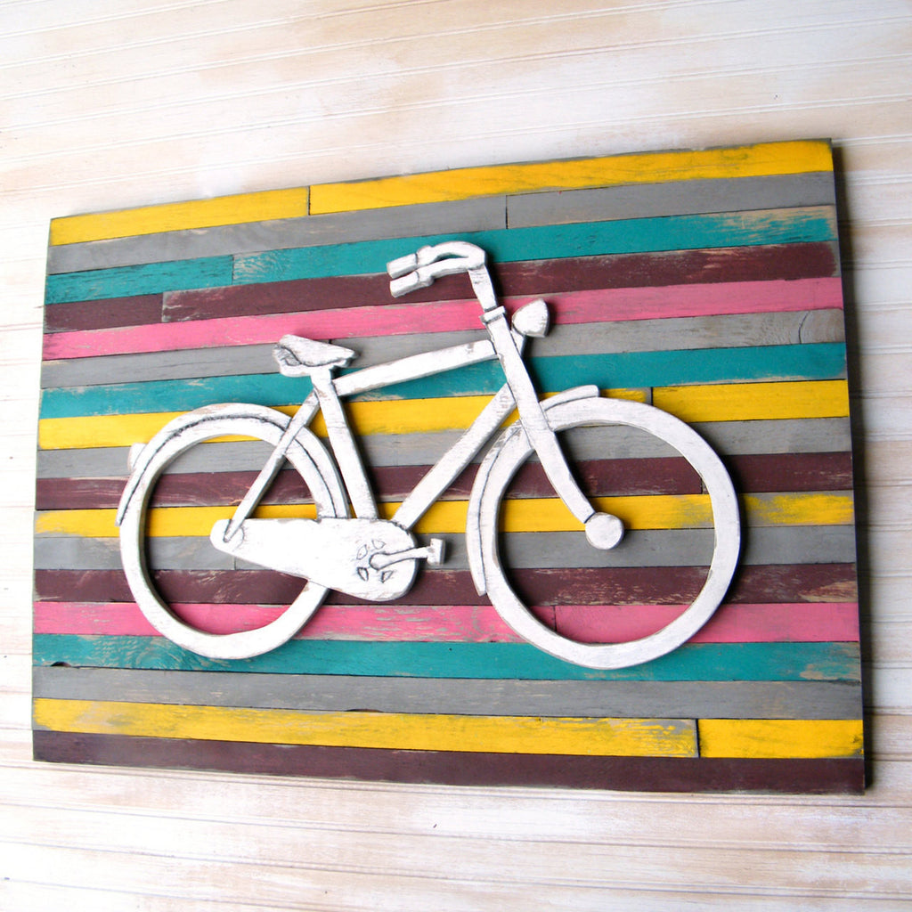 Pallet Bicycle Wall Art - Haven America