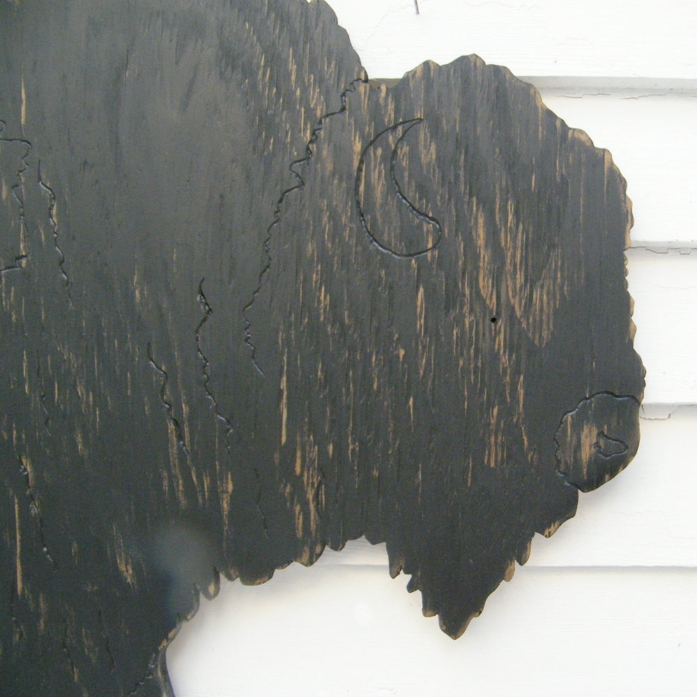 Buffalo Bison Wooden Wall Art - Haven America